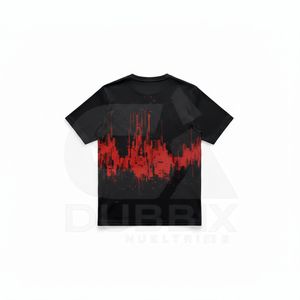Jersey Deportivo Corto de Poliéster con Diseño Gráfico Rojo y Negro Personalizado Premium - Impresión Digital Ultra HD, Ropa Deportiva Transpirable - Product Image 5