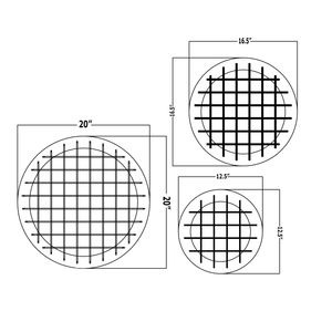 Talok 3 pezzi nero Memory Board decorazione da parete moderne lettere - Product Image 6