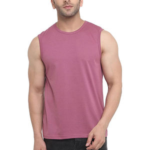 Men's Sleeveless Workout <b>Shirts</b> Gym Stringer Cap Pocket Sports Bodybuilding Muscle T-<b>Shirt</b> 100% Cotton Quick Dry Breathable - Product Image 1
