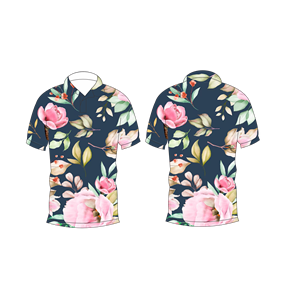 Chemise hawaïenne à manches courtes pour homme, imprimé floral tropical personnalisé, décontractée, pour l'été, la plage et les stations balnéaires, fabricant et fournisseur - Product Image 6