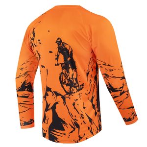 Vêtements de course automobile pour moto, vêtements de sport respirants à séchage rapide, % polyester, manches longues, maillots de motocross personnalisés imprimés - Product Image 2