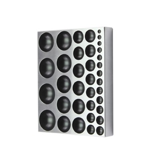 Steel Dapping Block 36 Cavity Jewelry Making <b>Tool</b> Steel Texture Jewelry Stamping Plate Metal working Block for Jewelry <b>Tool</b> - Product Image 1