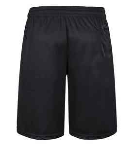 Shorts d'entraînement d'été pour hommes en gros, séchage rapide, pour la gym, la course et le fitness, avec poches, design uni noir décontracté - Product Image 2