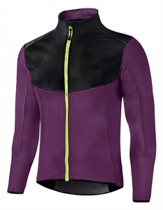 <b>Men</b> <b>Thermal</b> Long Sleeve Cycling Jersey with Full Front Zipper Breathable Mesh Sleeves and Performance Riding Fit - Product Image 5