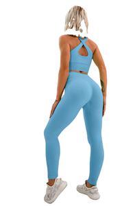 Conjuntos ecológicos y transpirables para mujer, 5 uds., ropa deportiva sin costuras para ejercicio de Yoga y Fitness, ropa deportiva para entrenamiento - Product Image 6