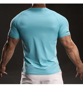 Camiseta Deportiva de Compresión para Hombre, de Secado Rápido, Ajustada, para Gimnasio, Fitness, Entrenamiento, Transpirable, para Fisicoculturismo - Product Image 2