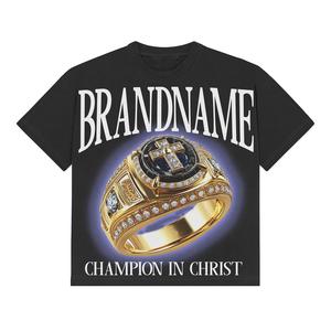 Camisetas Deportivas de Moda con Diseño Personalizado al por Mayor, de Alta Demanda, 100% Algodón, Cuello Redondo, Corte Holgado para Hombre - Product Image 2