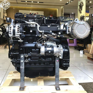 Ensemble moteur diesel 4 cylindres 4TNV88 29,1 kW 2400 tr/min 4TNV88C-PSY, pièces détachées pour excavatrice de machines de construction Yanmar - Product Image 5