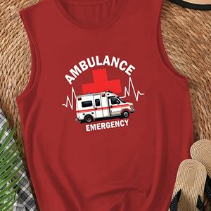 Chaleco Casual para Mujer con Diseño de Ambulancia y Emergencia, Tejido en Spandex/Poliéster, Logotipo Frontal - Product Image 3