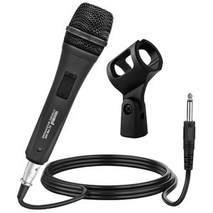 PM 608 Cavo Audio XLR con interruttore unidirezionale a microfono vocale dinamico a 5 Core per cantare al Karaoke parlare in pubblico - Product Image 1