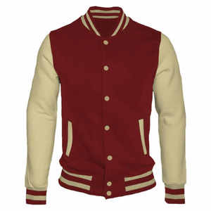 Hot Selling AZORES SPORTS Men's Winter <b>Slim</b> <b>Fit</b> Wool Body Varsity <b>Jacket</b> with Quick Dry & Breathable Features - Product Image 1