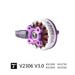 Motore Brushless <span class=keywords><strong>Velox</strong></span> V2306 V3 1750KV/1950KV 5-6S/2550KV 4S T-Motor per Droni FPV Racing Quadricottero Freestyle RC in Metallo - Product Image 5