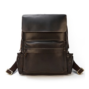 Sac à dos élégant de haute qualité pour équipement de voyage, logo personnalisé, léger, avec fermeture éclair, en vente en ligne - Product Image 1