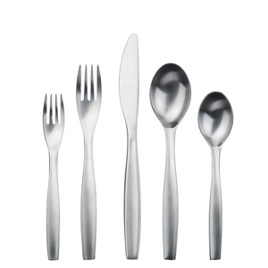 Ensemble de couverts en acier inoxydable durable de haute qualité, marque PHC, design élégant poli miroir, réutilisable, passe au lave-vaisselle - Product Image 2