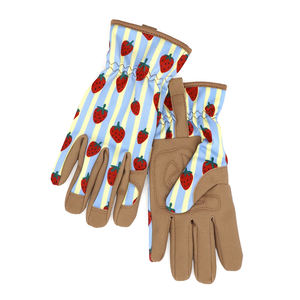 Guante de jardinería de cuero de búfalo para adultos, diseño personalizado impreso, ventilado, resistente, antiestático, antideslizante y duradero. - Product Image 3