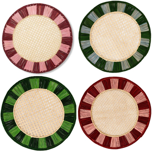 Eco Friendly Raffia Round Placemat Handwoven Decorative <b>Table</b> <b>Mat</b> Boho Dining Room Home Decor Handmade in Vietnam - Product Image 6