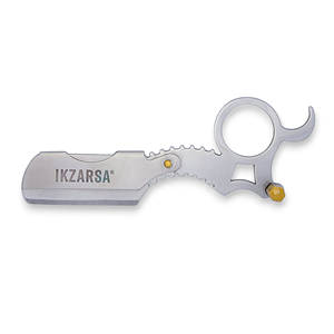 IKZARSA Superior Quality Professional Ring Barber <b>Razor</b> Beard Hair Cutting Stainless Steel Single Blade Lightweight Barbershop - Product Image 1
