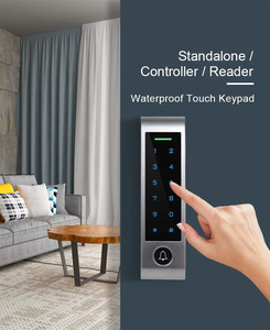 Système de contrôle d'accès autonome par carte RFID avec clavier métallique crypté, haute capacité, étanche, pour serrure de porte tactile - Product Image 5