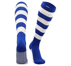 Wholesale Red And White Striped Knee High Breathable Outdoor Sports <b>Socks</b> All Seasons - Product Image 4