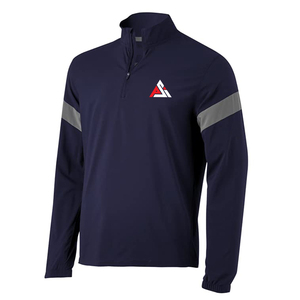 Solid Quarter Zip Cage <b>Jacket</b> Short Sleeve <b>Pullover</b> Style High Quality <b>Men</b> Short Sleeve Batting Cage <b>Men's</b> <b>Jackets</b> - Product Image 4