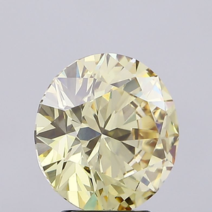Diamant rond jaune de 7 carats, coupe brillante, couleur fantaisie rare, diamant brut pour une œuvre maîtresse de haute joaillerie sur mesure - Product Image 5