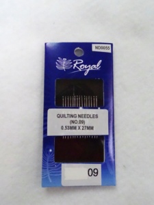 Aiguilles à Quilter ND0055 |   Aiguilles à Quilter Royales N°10 0,53 mm x 25,5 mm en Acier – Lot d'Aiguilles à Coudre à la Main - Product Image 2