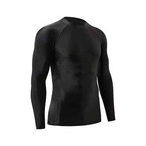 Custom <b>Mens</b> Rash Guard Long Sleeve <b>Compression</b> <b>Shirt</b> For Gym Training Running Fitness And Outdoor Sports Activities - Product Image 3