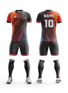 OEM Custom Breathable Soccer Wear Full Set Football <b>Kit</b> Including Jersey T-shirt with Personalized Uniform for Football Players - Product Image 3