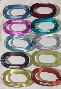 Cadenas de resina personalizables de gran tamaño y colores claros, disponibles en varios colores. - Product Image 3