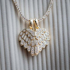 จี้ห้อยคอฮิปฮอปชุบทอง RB Gems เงินแท้ 925 ประดับเพชรโมอิสซาไนต์เจียระไนพิเศษ ความใส VVS - Product Image 6