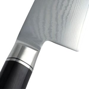 Cuchillo de Chef Japonés de 12 Pulgadas, Acero de Damasco Forjado a Mano, Mango de Resina, Cuchillo de Cocina para Mano Derecha - Product Image 6