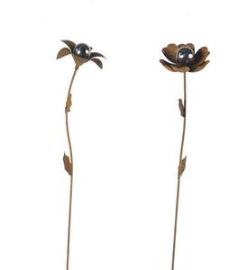 Piquet de jardin moderne en métal en forme de champignon, décoratif fantaisie pour extérieur - Product Image 5