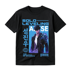 เสื้อยืดคอกลมแขนสั้นสีดำสำหรับผู้ชาย ทรงเข้ารูป ผ้าถักเนื้อนุ่ม ระบายอากาศได้ดี สไตล์สปอร์ต - Product Image 6