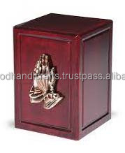 Urnas de madera, urna de cremación para adultos, urna pulida de madera hecha a mano, urnas funerarias, urna de entierro a bajo precio - Product Image 1