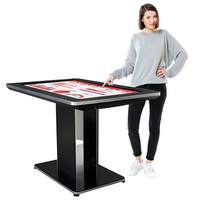 Table de jeu interactive à écran tactile numérique, table basse à écran tactile de 55 pouces, table tactile commerciale pour enfants