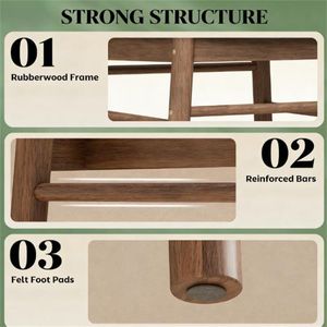 Juego de 4 Sillas Grises para Sala de Estar y Comedor - Product Image 3