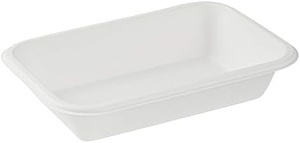 Contenant alimentaire premium 750 ml en bagasse, forme rectangulaire, anti-fuite, pour riz, curry, pâtes et repas, idéal pour les hôtels - Product Image 1