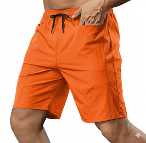 Shorts de sport pour hommes personnalisés à double couche imprimée, shorts de fitness pour hommes, shorts fins doublés, respirants et à séchage rapide - Product Image 2
