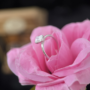 <b>Cushion</b> Cut Diamond Ring 1.10ct D VVS2 IGI Certified 14K White Gold Engagement Wedding Jewelry - Product Image 3