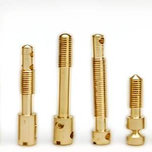Composants de vanne en laiton usinés CNC à tolérance serrée, raccords de quincaillerie à flux fluide pour systèmes de plomberie air, huile, eau - Product Image 1