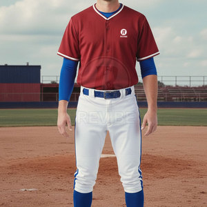 Uniforme de béisbol personalizado de alta calidad a precio de mayorista, 100% poliéster, uniforme de béisbol para equipos en venta - Product Image 6