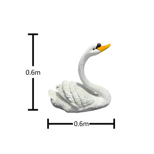 Bán buôn tùy chỉnh lớn ngoài trời nhựa thiên nga Vườn Hồ Bơi nước khu vực danh lam thắng cảnh nghệ thuật điêu khắc tượng cảnh quan trang trí - Product Image 6