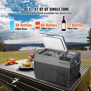 Refrigerador Portátil para Auto de 12 Voltios, 37 QT, Congelador de Una Zona con Función de Fabricación de Hielo, Enchufe Europeo para Aplicaciones en Autocaravanas - Product Image 2