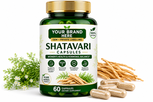 Shatavari Capsules OEM Private Label <b>Herbal</b> <b>Supplement</b> 60 Veggie Capsules Women Wellness Dietary <b>Supplement</b> - Product Image 3