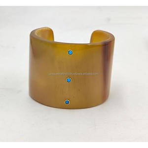 Coupleur de tube solide MonoHorn | Connecteur en corne de buffle minimaliste avec finition mate lisse pour l'artisanat moderne | Fourniture en vrac personnalisée - Product Image 3