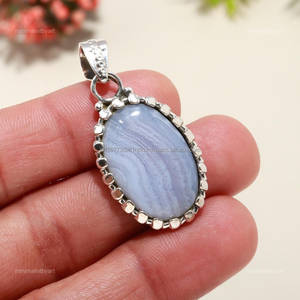Colgante de Plata de Ley 925 Hecho a Mano con Piedra Preciosa Original, Regalo de Joyería para Mujer, Último Diseño - Product Image 4