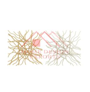 Décoration murale carrée abstraite personnalisée en métal, idéale pour salon, hôtel et maison – Excellente qualité - Product Image 6