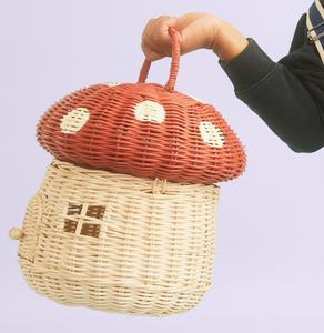 Cesta de champiñones hecha a mano de ratán tejido para recolección y exhibición minorista, proveedor mayorista de Vietnam - Product Image 3