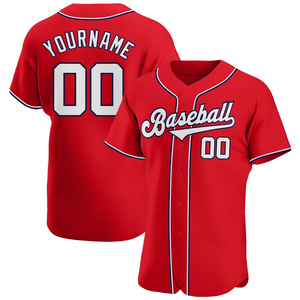 Camiseta de Béisbol Personalizada de Calidad Profesional con Nombre y Número Bordados, Ropa Deportiva Transpirable, Fresca y Suave para Hombres, Niños, Tallas Grandes Disponibles - Product Image 1