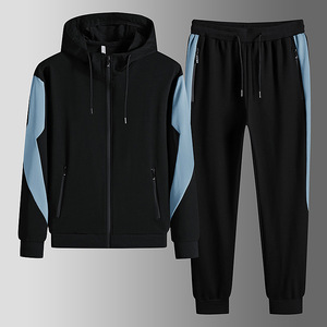 Conjunto Deportivo de Dos Piezas para Hombre, Talla Grande, con Capucha, Transpirable, Ecológico, Ligero, para Gimnasio, con Logotipo Personalizado, Estilo Jogger, Informal, para Invierno - Product Image 4